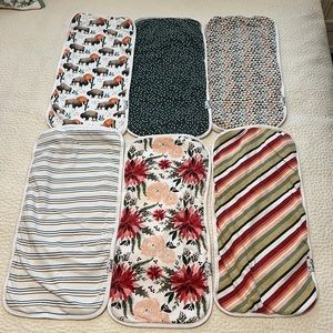 6x Copper Pearl burp cloths